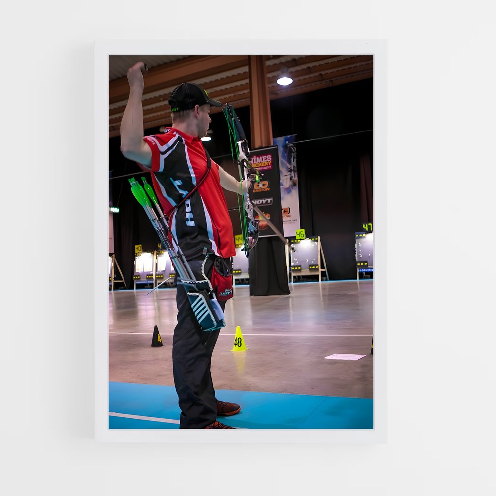 Poster Archer de la Vie – affiche Tir à l’arc (vue 3)